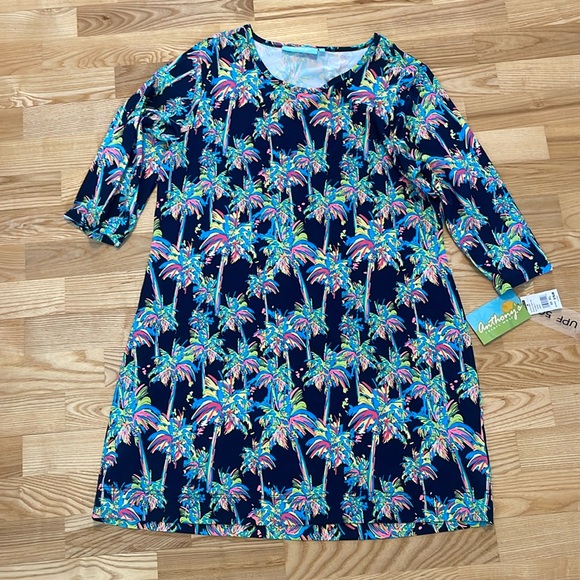 Anthony’s Resort Wear Palm Tree Dress - Picture 1 of 4
